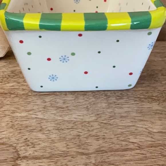 Temptations Holiday Ovenware by Tara Winter Whimsy 12 oz Mini Loaf Pans (3) - Picture 7 of 14